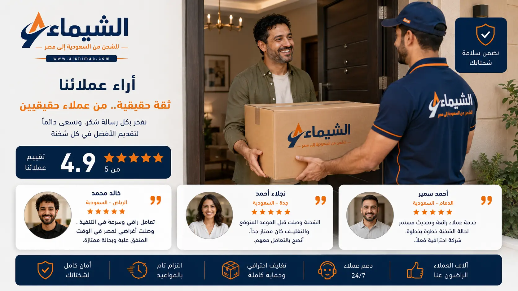 آراء عملاء الشيماء